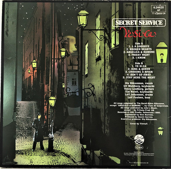 Secret Service : Ye-Si-Ca (LP, Album)