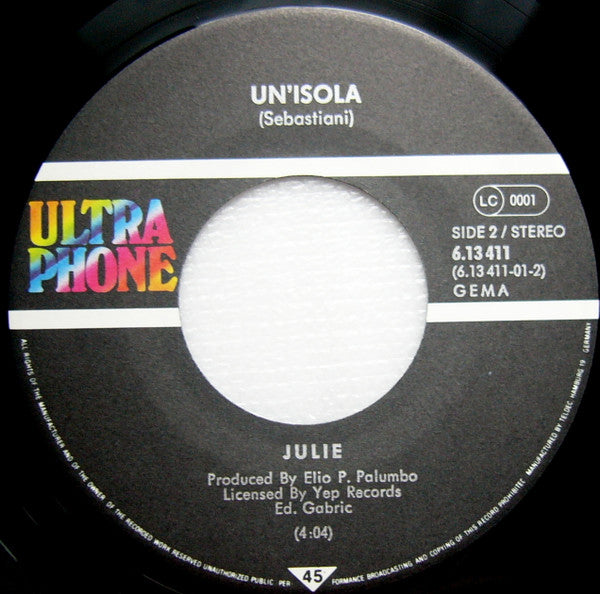 Julie (7) : Cuore Bandito (7", Single)