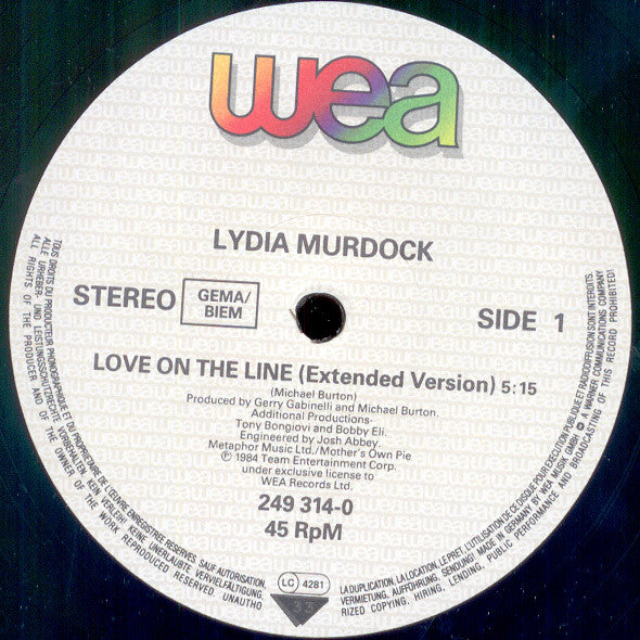Lydia Murdock : Love On The Line (12")