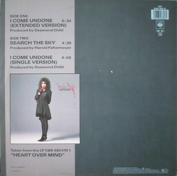 Jennifer Rush : I Come Undone (12", Maxi)