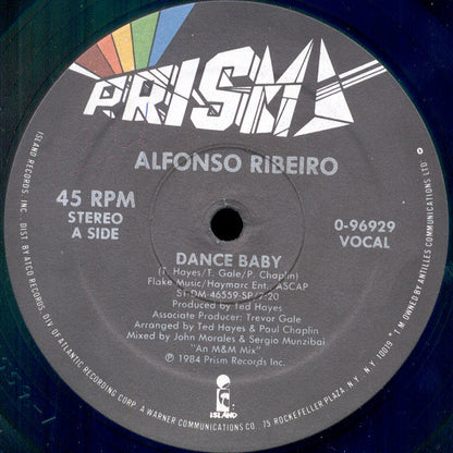 Alfonso Ribeiro : Dance Baby (12")