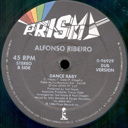 Alfonso Ribeiro : Dance Baby (12")