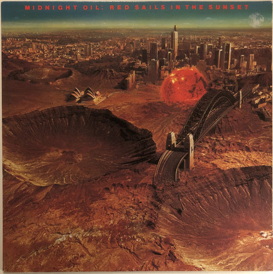 Midnight Oil : Red Sails In The Sunset (LP, Album)