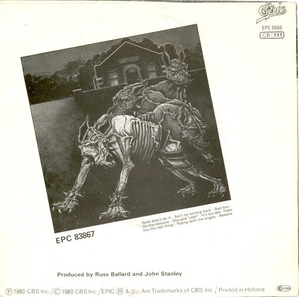 Russ Ballard : On The Rebound (7", Single)