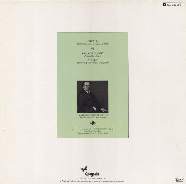 Ultravox : Vienna (12", Single)