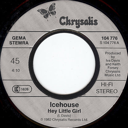 Icehouse : Hey' Little Girl (7", Single)