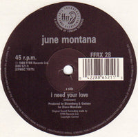 June Montana : I Need Your Love (12", Single)