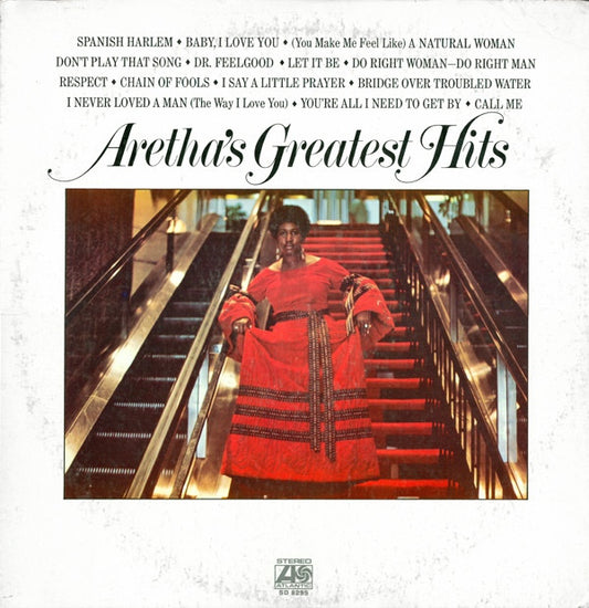 Aretha Franklin : Aretha's Greatest Hits (LP, Comp, PRC)