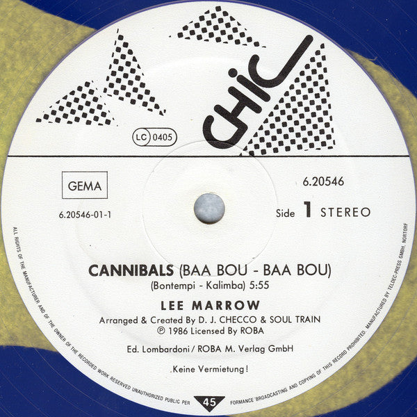 Lee Marrow : Cannibals (Baa-Boù - Baa Boù) (12", Maxi, Yel)