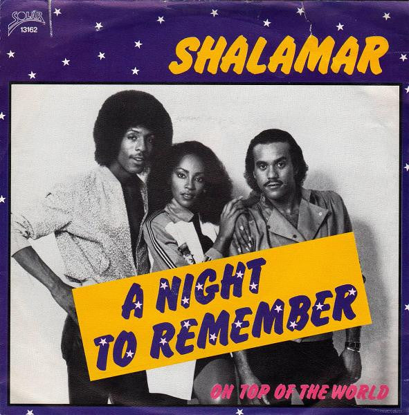 Shalamar : A Night To Remember (7", Single)