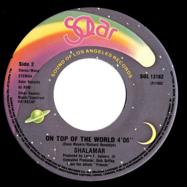 Shalamar : A Night To Remember (7", Single)