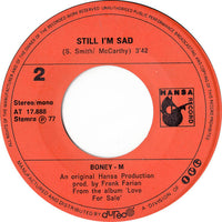Boney M. : Ma Baker / Still I'm Sad (7", Single)
