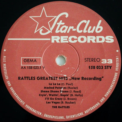 The Rattles : Rattles Greatest Hits "New Recording" (LP, Album, 3.6)