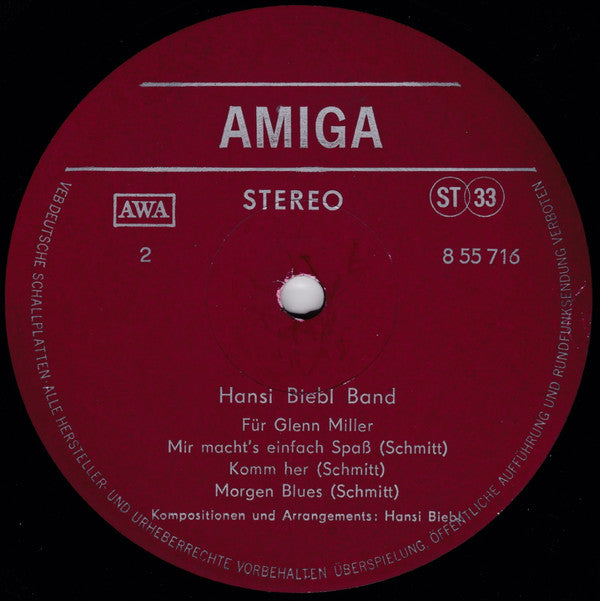 Hansi Biebl Band : Hansi Biebl Band (LP, Album, Red)