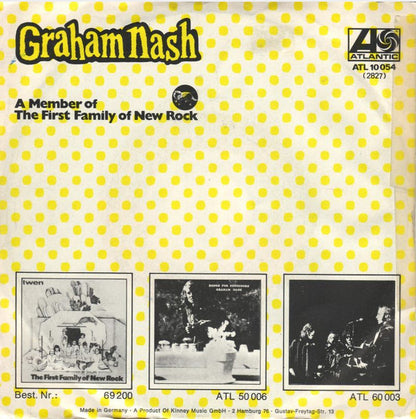 Graham Nash : Military Madness (7", Single)