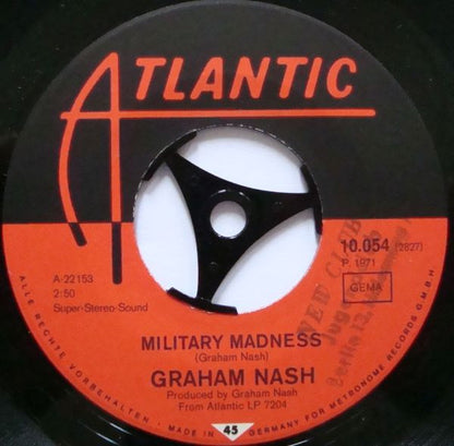 Graham Nash : Military Madness (7", Single)