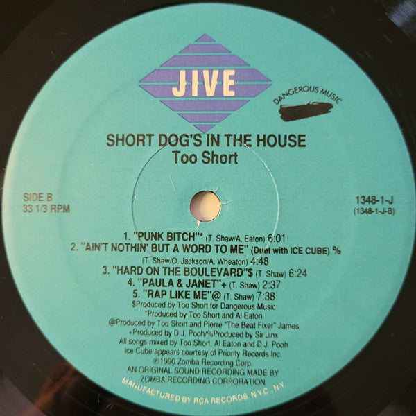 Too Short : Short Dog's In The House (LP, Album)