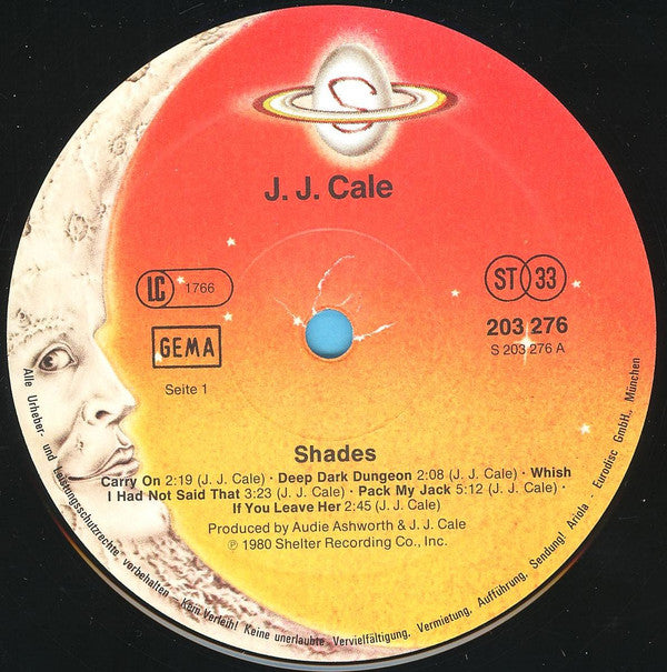 J.J. Cale : Shades (LP, Album)