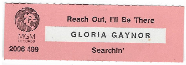 Gloria Gaynor : Reach Out, I'll Be There (7", Single)