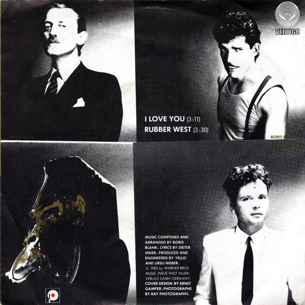 Yello : I Love You (7", Single)