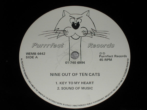 Nine Out Of Ten Cats : Sound Of Music (12", RE)