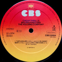Big Brother & The Holding Company : Cheap Thrills (LP, Album, RE)