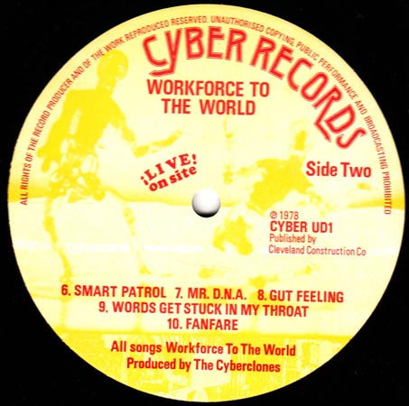 Workforce To The World : Live! On Site (LP, Album, Num, Unofficial)