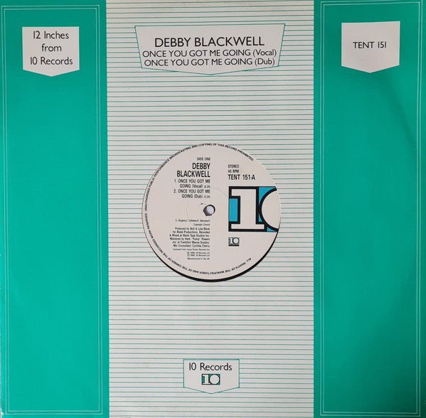 Debby Blackwell : Once You Got Me Going (12")