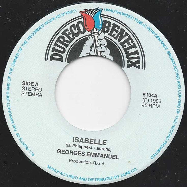 Georges Emmanuel : Isabelle (7", Single)