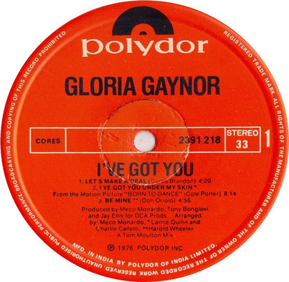 Gloria Gaynor : I've Got You (LP, Album)