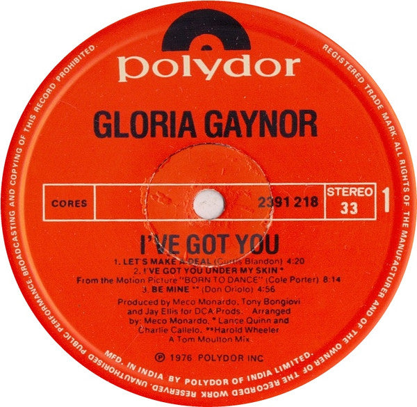 Gloria Gaynor : I've Got You (LP, Album)