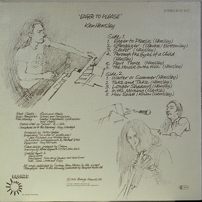 Ken Hensley : Eager To Please (LP, Album, RE)
