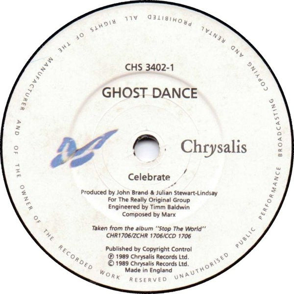 Ghost Dance : Celebrate (7")