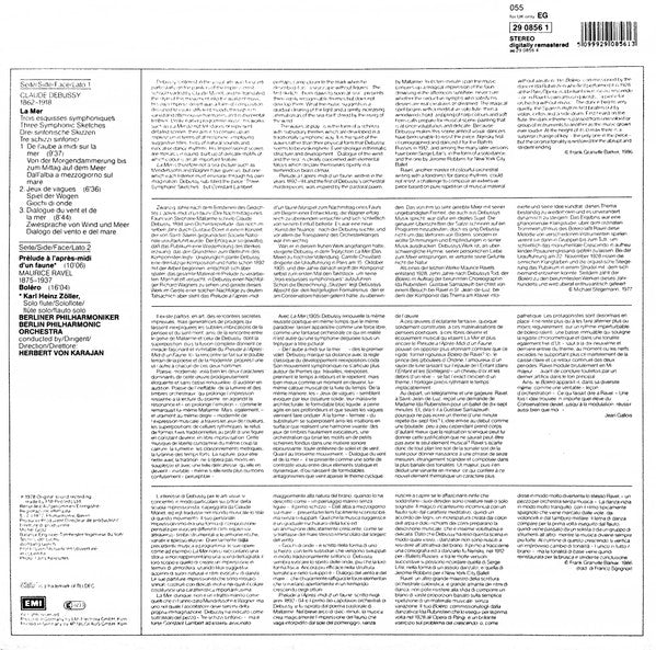 Herbert von Karajan · Berliner Philharmoniker · Maurice Ravel · Claude Debussy : Bolero · La Mer (LP, Album, RM)