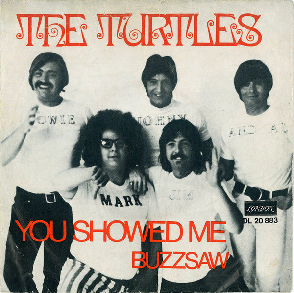 The Turtles : You Showed Me  (7", Single)