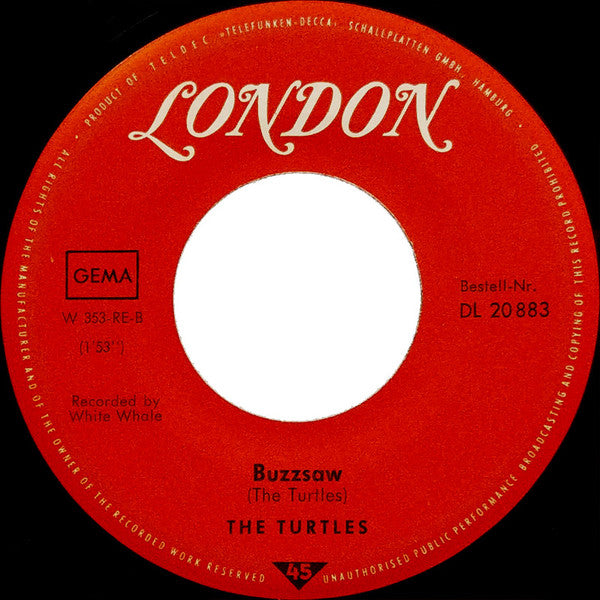 The Turtles : You Showed Me  (7", Single)