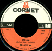 Roland W. : Monja (7", Single, Mono, 3rd)