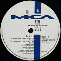 Ruth Joy : Don't Push It (12", Rut)