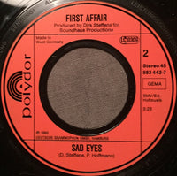 First Affair : Blue Tears (7", Single)