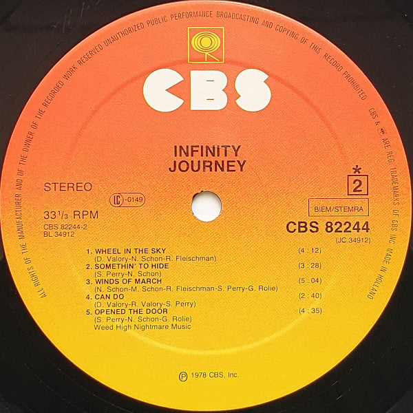 Journey : Infinity (LP, Album)