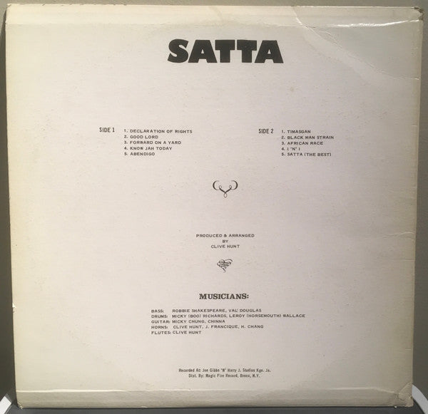 The Abbysinians* : Satta (LP, Album)