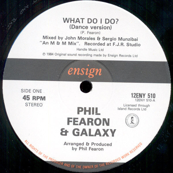 Phil Fearon & Galaxy : What Do I Do? (12", Single)