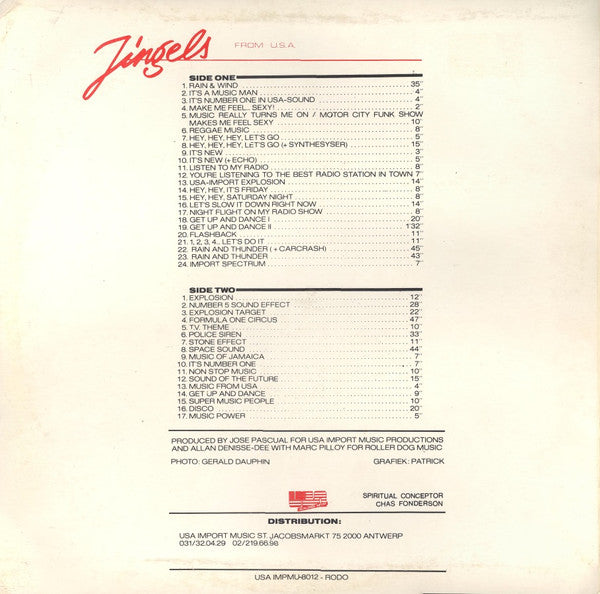 Unknown Artist : Jingels From U.S.A. (LP)