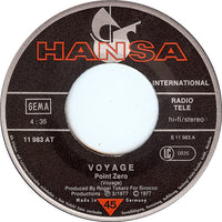 Voyage : Point Zero (7", Single)