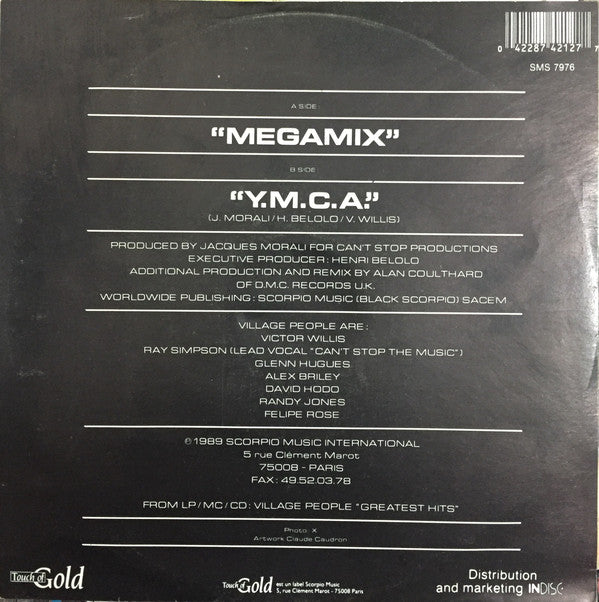 Village People : Megamix (7", Single)