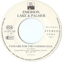 Emerson, Lake & Palmer : Fanfare For The Common Man / Brain Salad Surgery (7", Single)