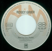 Rosey Grier* : You're The Violin (7", Single)