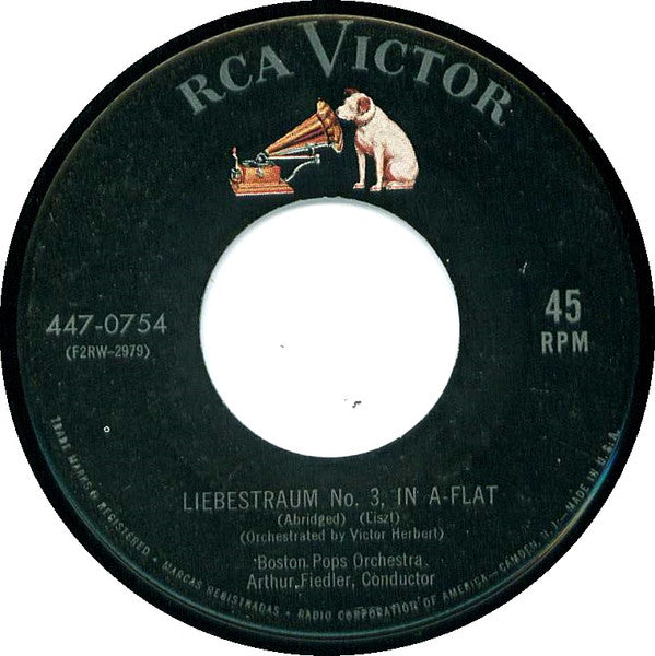 Boston Pops Orchestra, Arthur Fiedler, Leo Litwin : Warsaw Concerto / Liebestraum No. 3 In A-Flat (7", Single)