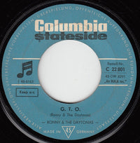 Ronny & The Daytonas : G.T.O. / Hot Rod Baby (7", Single)