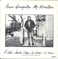 Bruce Springsteen : My Hometown / Santa Claus Is Comin' To Town (7", Single, Lar)